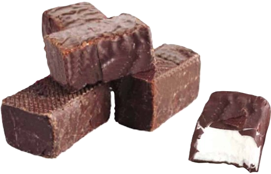 HARIBO Soft Kiss met zachte marshmallow en knapperige Belgische melkchocolade